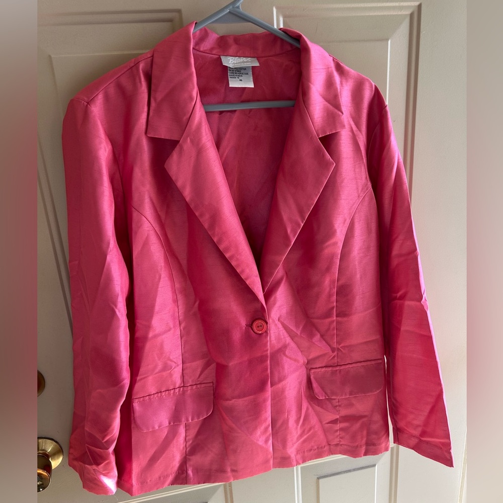 Pink Satin Jacket